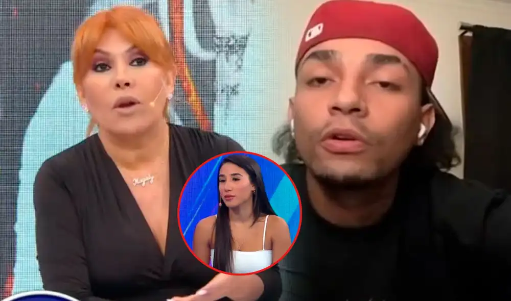 Magaly le pidió a Samahara que se calme y deje entrevistar a Youna. Foto: captura/ATV