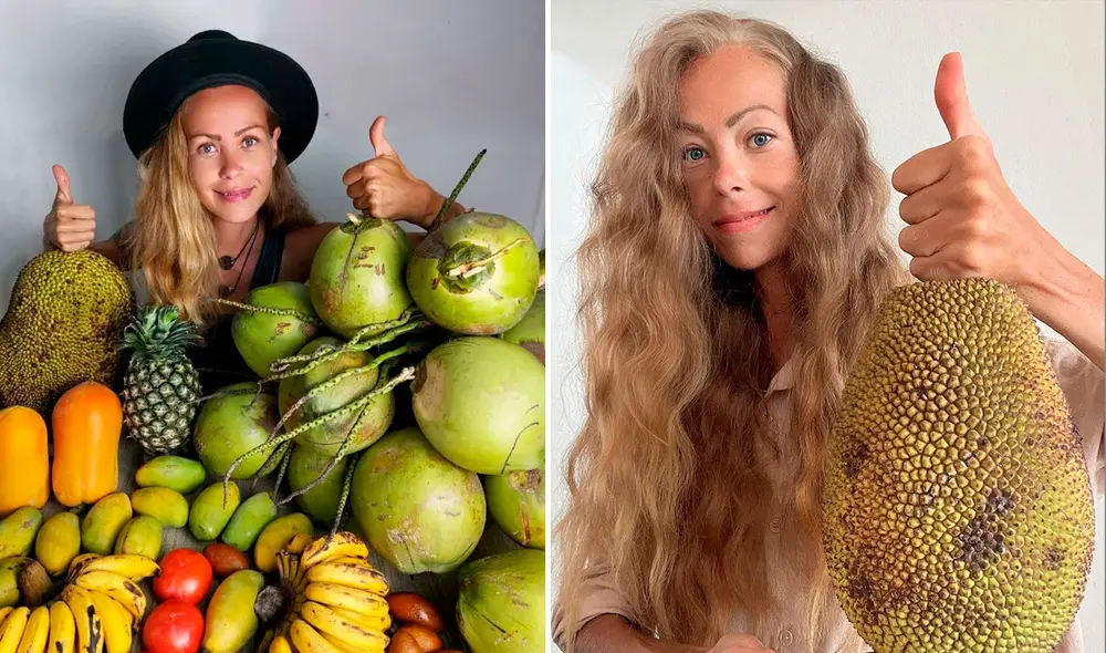 La influencer Zhanna D'art, que promovia el crudiveganismo, murió a los 39 años de edad. Foto: composición LR/@RawVeganFoodChef/Instagram