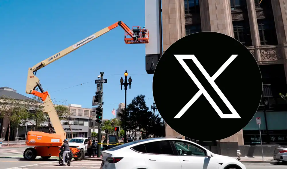 Otro error de Elon Musk: retiran letrero gigante “X” de sede Twitter por riesgos de seguridad