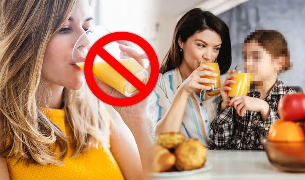 Especialistas desmitifican las creencias nutricionales en torno al jugo de naranja. Foto: composición/Freepik/difusión