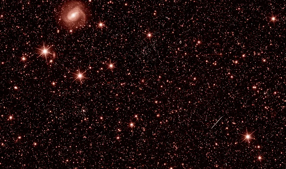 Las imágenes de la materia oscura reveladas se obtuvieron durante una fase temprana. Foto: ESA