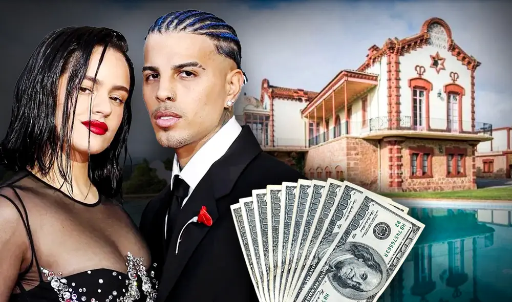 Rosalía y Rauw Alejandro tienen una mansión en Barcelona. Foto: composición de Jazmín Ceras/LR/MTV/Habitaclia Rosalía y Rauw Alejandro tienen una mansión en Barcelona. Foto: composición de Jazmín Ceras/LR/MTV/Habitaclia