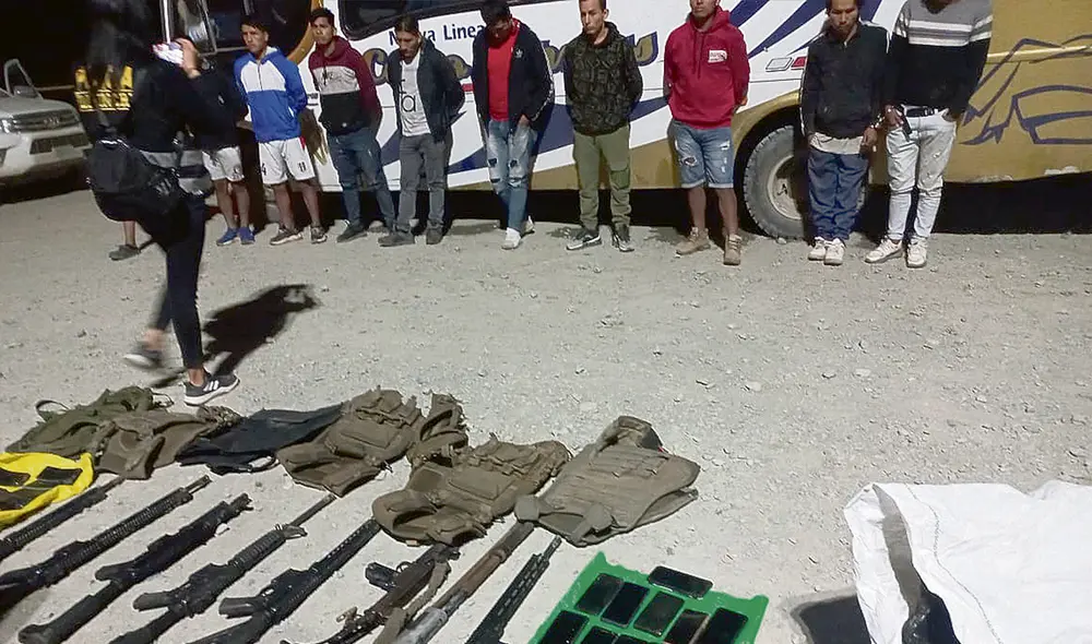 Incautaciones. En varios operativos realizados por efectivos del orden se ha podido decomisar armamento de largo alcance que usan para sus fechorías. Foto: difusión