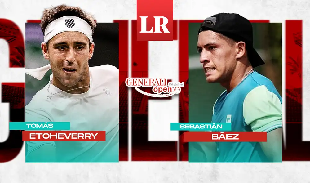 El duelo por las semifinales del ATP Kitzübhel entre Tomás Etcheverry vs. Sebastián Báez EN VIVO lo podrás seguir vía streaming. Foto: composición LR/Etcheverry/Báez/ATP