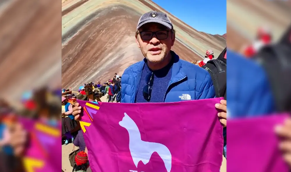 Mario Castañeda se animó a recomendar el Cusco. Foto y video: Facebook/Cusco Tour