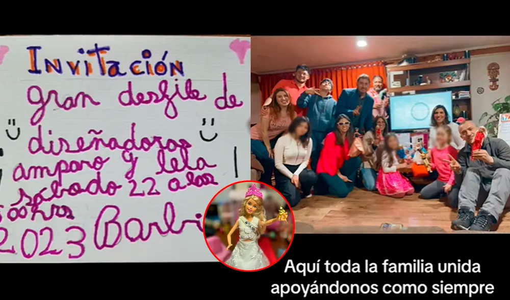 La familia de la niña la apoyó en todo momento. Foto: composición LR/TikTok/@sthephieaguilera