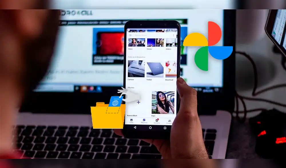 La función 'carpeta bloqueada' solo está disponible en Android 6 y versiones posteriores. Foto: composición LR/Andro4all/Google Fotos