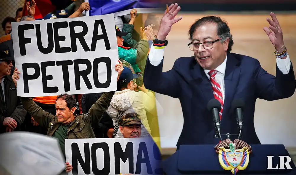 Gustavo Petro se encuentra envuelto en un escándalo tras las últimas declaraciones de su hijo Nicolás sobre su campaña presidencial de 2022. Foto: composición LR - Video: Caracol TV