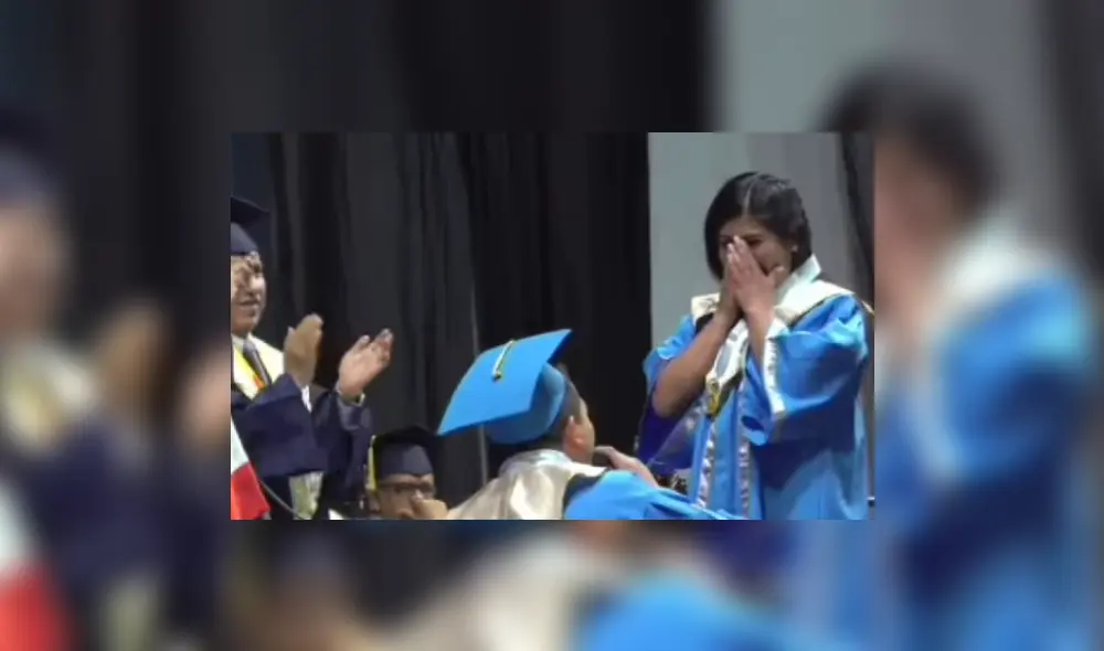 Pedida de mano causó sorpresa. Foto y video: Covid UNC 20