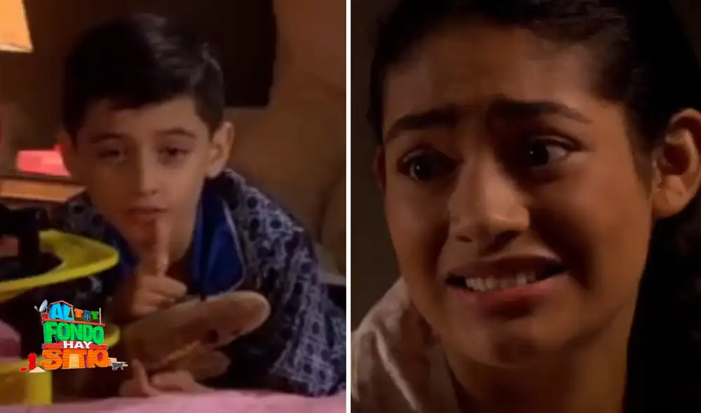 July no pudo ocultar su nerviosismo al verse acorralada por Richard Jr. en 'Al fondo hay sitio'. Foto: composición LR/América TV July no pudo ocultar su nerviosismo al verse acorralada por Richard Jr. en 'Al fondo hay sitio'. Foto: composición LR/América TV