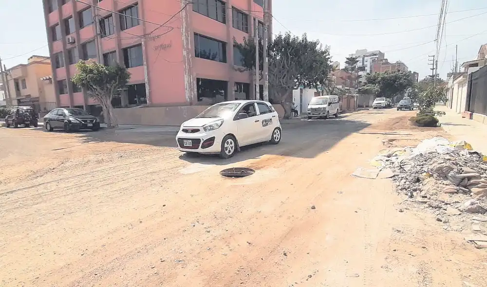 Sin obra. Intersección de La Mar y Almirante Villar es un peligro. Foto: Difusión