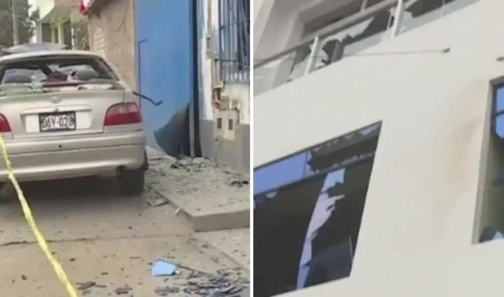 La fuerte explosión afectó otros cuatro inmuebles aledaños. Foto: composición LR / captura video / video: América