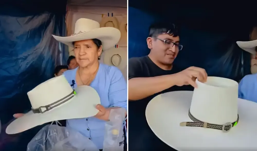 Sombreros de varios precios en Bambamarca. Foto y video: Robert Mark/Facebook Sombreros de varios precios en Bambamarca. Foto y video: Robert Mark/Facebook