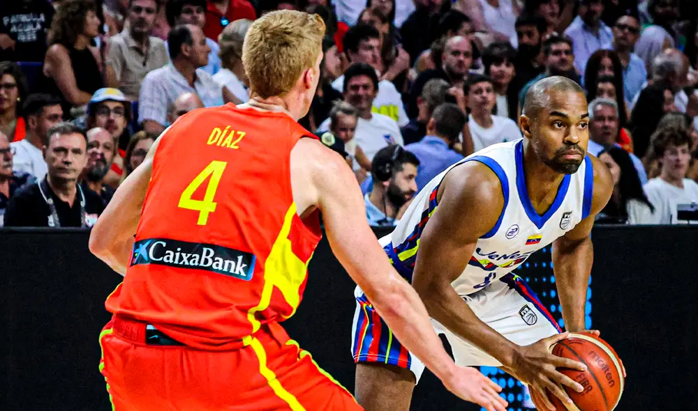 España no tuvo problemas en ganar a Venezuela. Foto: FVBbasketball España no tuvo problemas en ganar a Venezuela. Foto: FVBbasketball