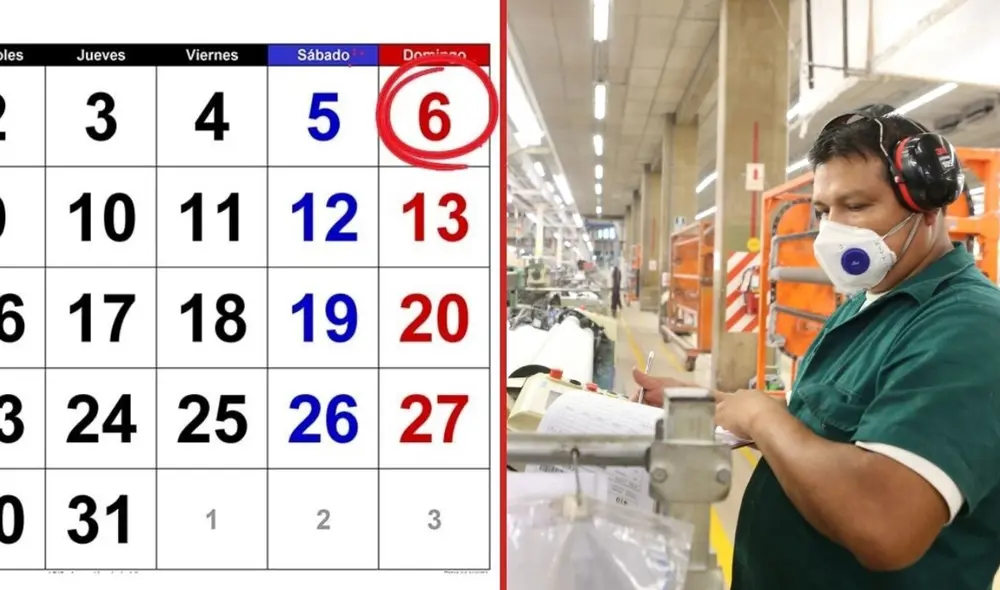 ¿El feriado de este domingo 6 de agosto es recuperable? Conoce todos los detalles en la siguiente nota. Foto: composición LR/calendarpedia/Andina