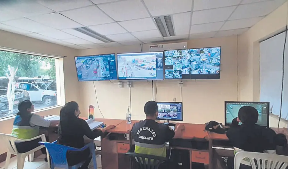 Recursos. Billinghurst señaló que cuentan con personal para el monitoreo de las cámaras de seguridad instaladas en Chiclayo. Foto: Carlos Vásquez/La República