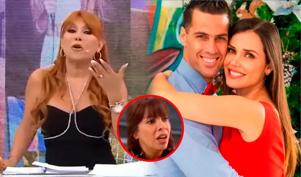 Magaly Medina no se quedó callada ante las acusaciones en redes sociales en su contra. Foto: Composición LR / Captura ATV / Captura América TV / Instagram / Maju Mantilla