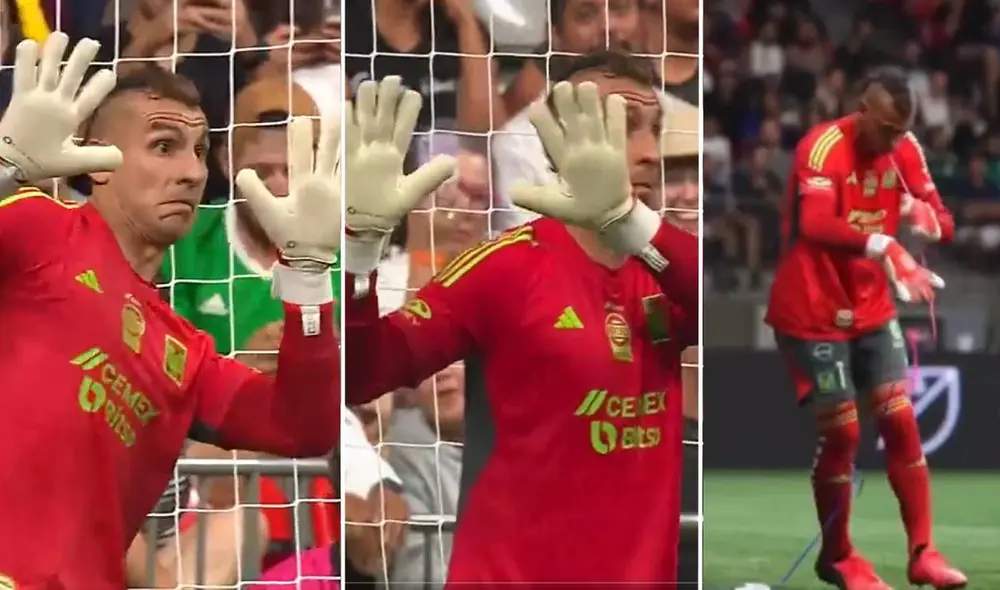 El 'Patón' Guzmán tapó un penal ante Vancouver. Foto: composición LR/captura Tigres UANL - Video: Tigres UANL