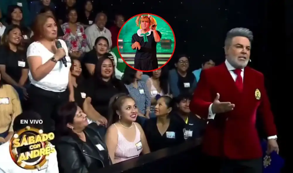 Le recuerdan a Andrés Hurtado su faceta como 'Luz Clarita'. Foto: Composición LR/Captura/Hoy es sábado con Andrés