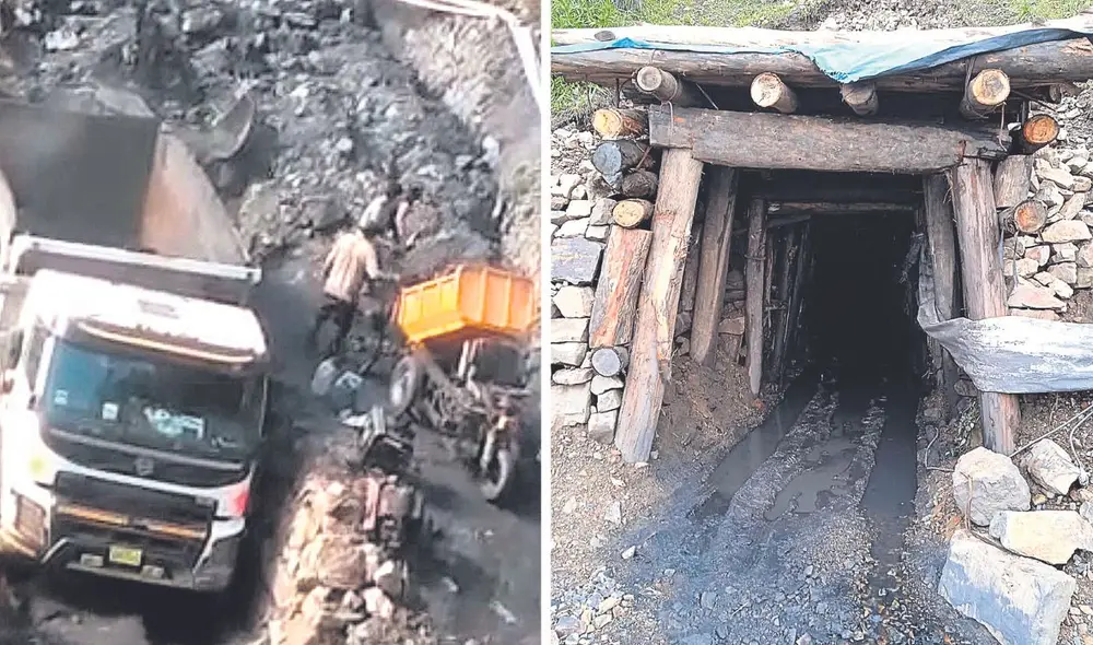 Peligro latente. En las bocaminas hay menores que trabajan poniendo en riesgo su vida. Foto: Cortesía Peligro latente. En las bocaminas hay menores que trabajan poniendo en riesgo su vida. Foto: Cortesía