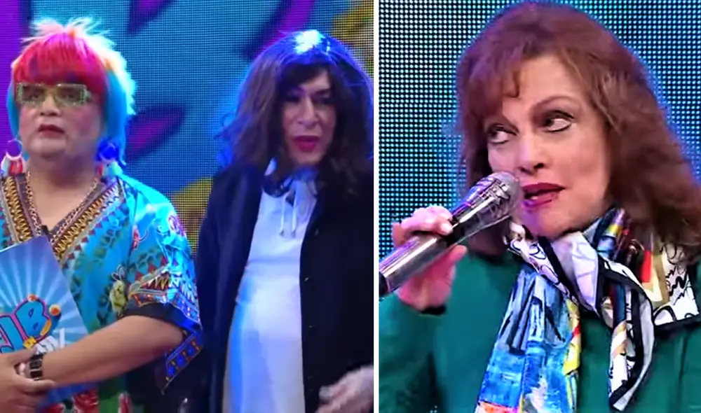 Lupita Ferrer fue invitada a 'JB en ATV' y se desempeñó como jueza de un divertido sketch. Foto: composición LR/ATV - Video: ATV