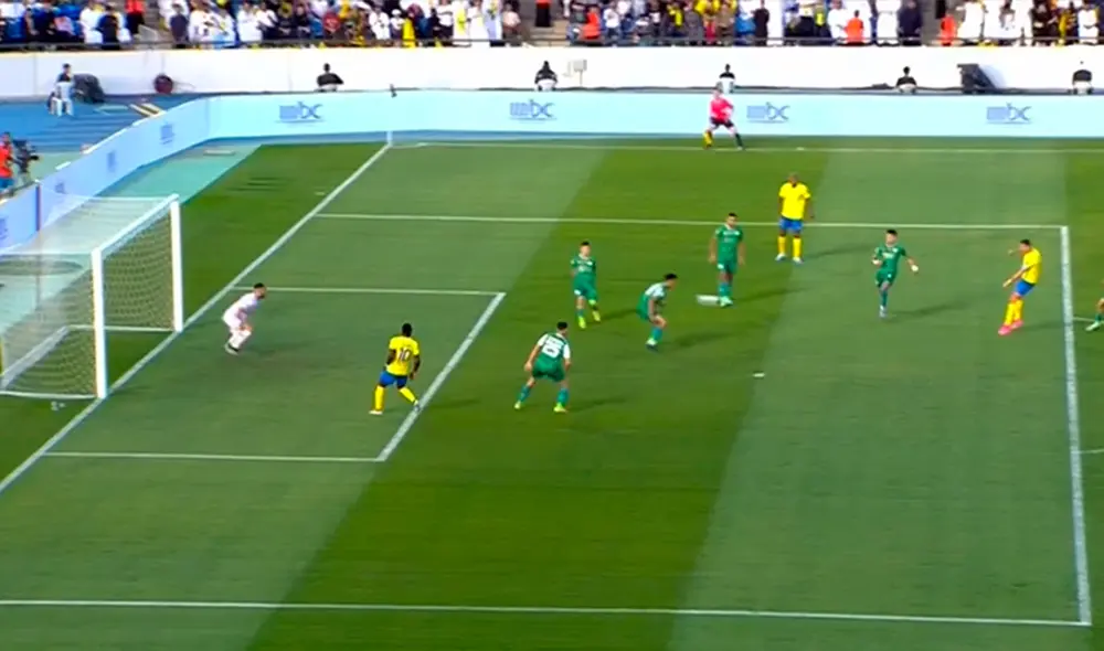 Cristiano Ronaldo marcó por tercer partido consecutivo con Al-Nassr. Foto: captura de SSC Cristiano Ronaldo marcó por tercer partido consecutivo con Al-Nassr. Foto: captura de SSC