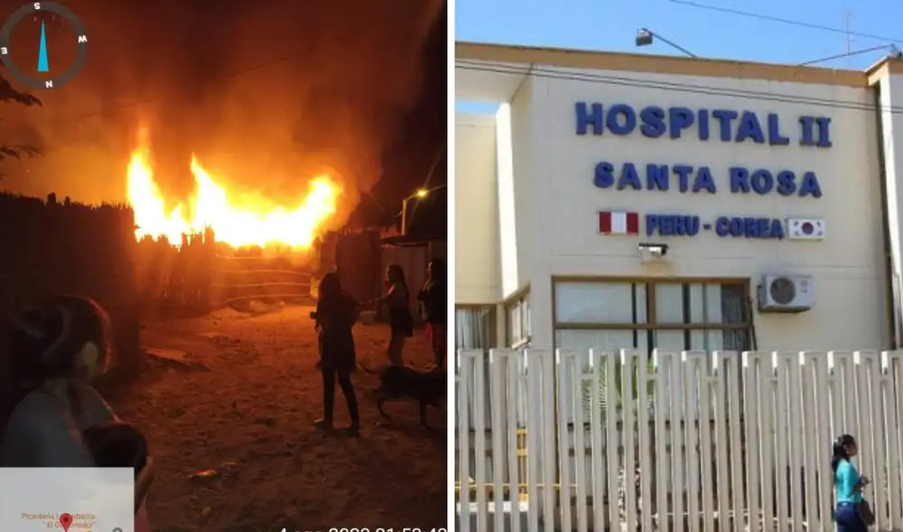 El hombre fue trasladado al hospital Santa Rosa de Piura. Foto: composición LR/difusión/Gobierno del Perú El hombre fue trasladado al hospital Santa Rosa de Piura. Foto: composición LR/difusión/Gobierno del Perú