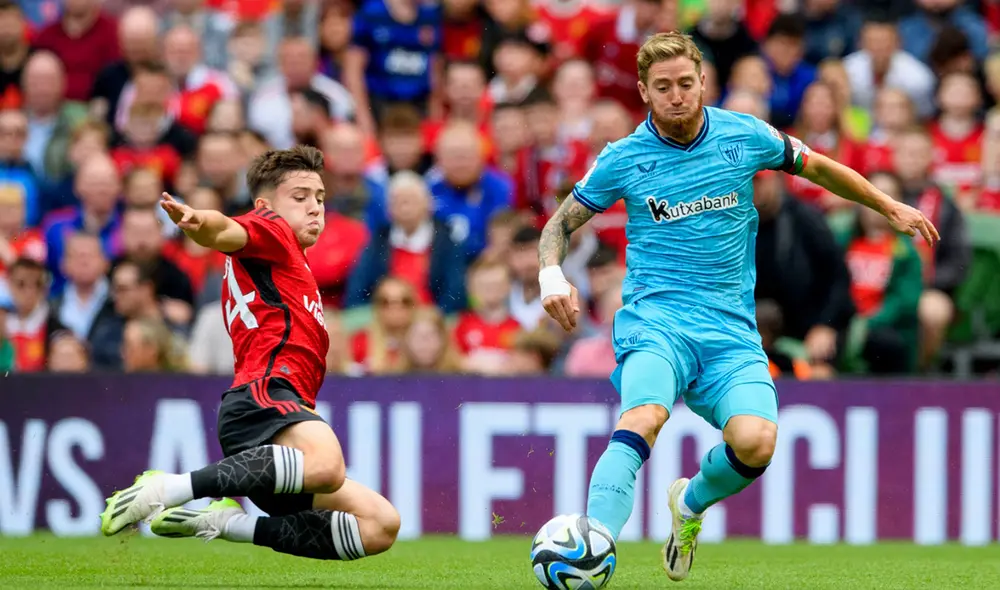 Manchester United empató por primera vez en estos amistosos de pretemporada. Foto: Athletic Club | Video: MUTV Manchester United empató por primera vez en estos amistosos de pretemporada. Foto: Athletic Club | Video: MUTV