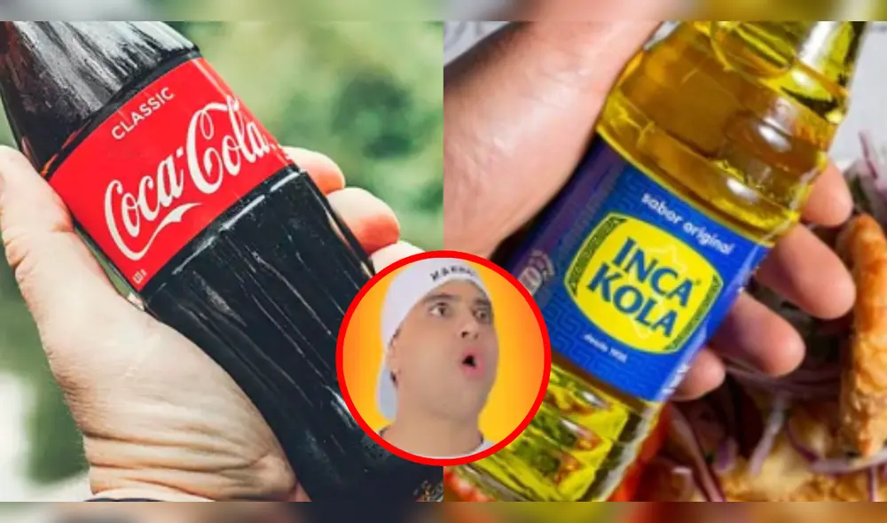 El creador de contenido prefiere tomar Inca Kola que Coca Cola. Foto: composición LR/captura de YouTube/Chenecou