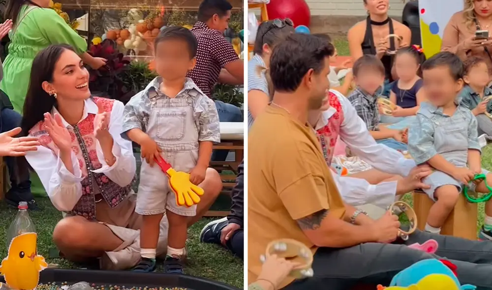 Yaco Eskenazi y Natalie Vértiz pasaron un grato momento en familia y amigos por el segundo cumpleaños de su último hijo. Foto: Composición LR / Instagram / Natalie Vértiz