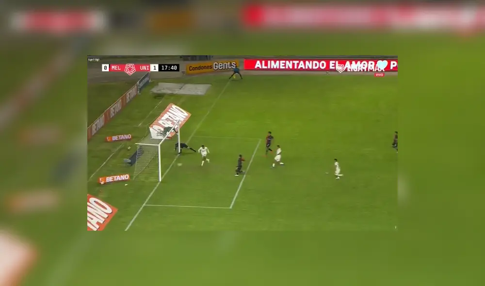 Universitario vs. Melgar se enfrentan en el Estadio Monumental de la UNSA. Foto: captura Liga 1 Max / Video: Liga 1 Max