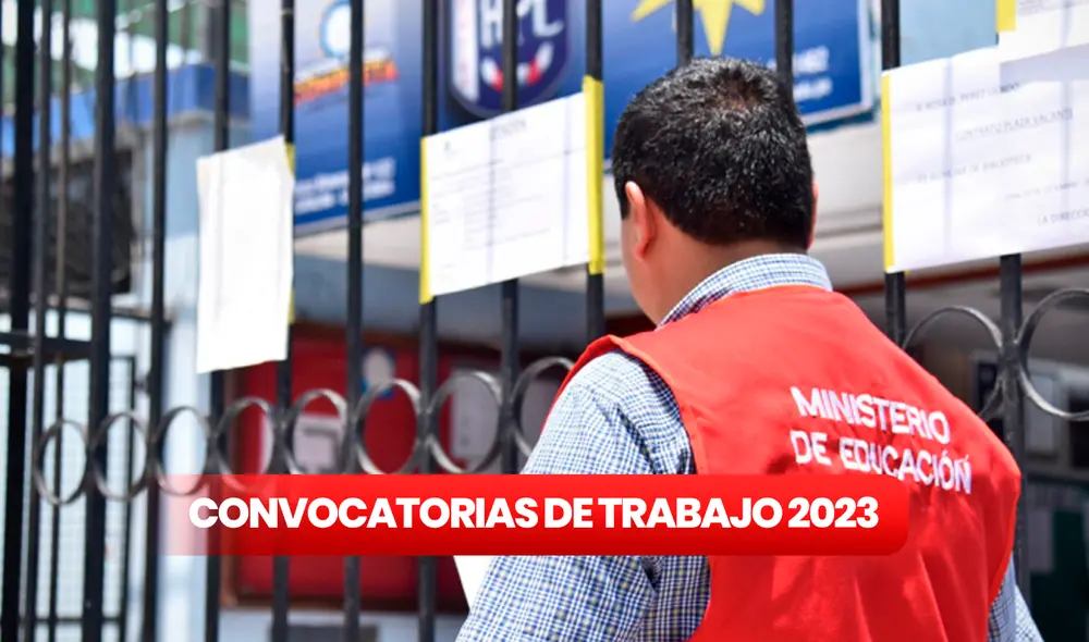 Convocatoria Minedu estará disponible hasta el 16 de agosto. Foto: composición LR/Minedu