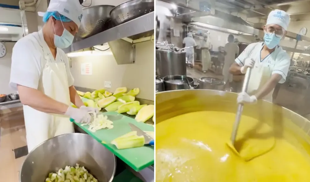 Mediante un breve recorrido virtual se muestra la cocina de EsSalud y la forma en cómo preparan los almuerzos del día. Foto: composición LR Mediante un breve recorrido virtual se muestra la cocina de EsSalud y la forma en cómo preparan los almuerzos del día. Foto: composición LR