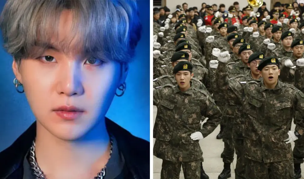 Suga será el tercer integrante de BTS en iniciar su servicio militar obligatorio. Foto: composición LR/BIGHIT/Ejército de Corea del Sur