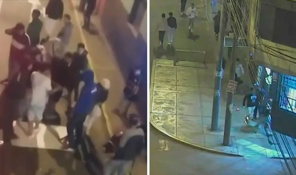 Balacera en Cercado de Lima deja un fallecido. Foto: composición LR/ captura América TV Balacera en Cercado de Lima deja un fallecido. Foto: composición LR/ captura América TV