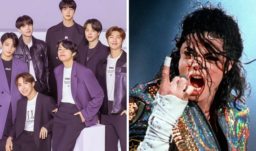 BTS y Michael Jackson son unas de las figuras más imponentes del pop a través de las décadas. Foto: composición LR/BIGHIT/WYMT BTS y Michael Jackson son unas de las figuras más imponentes del pop a través de las décadas. Foto: composición LR/BIGHIT/WYMT