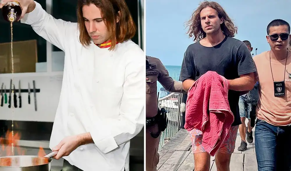 Rodolfo Sancho, padre del presunto asesino, ha volado para acompañar a su hijo. Foto: composición de Álvaro Lozano/La República - Video: El País Rodolfo Sancho, padre del presunto asesino, ha volado para acompañar a su hijo. Foto: composición de Álvaro Lozano/La República - Video: El País