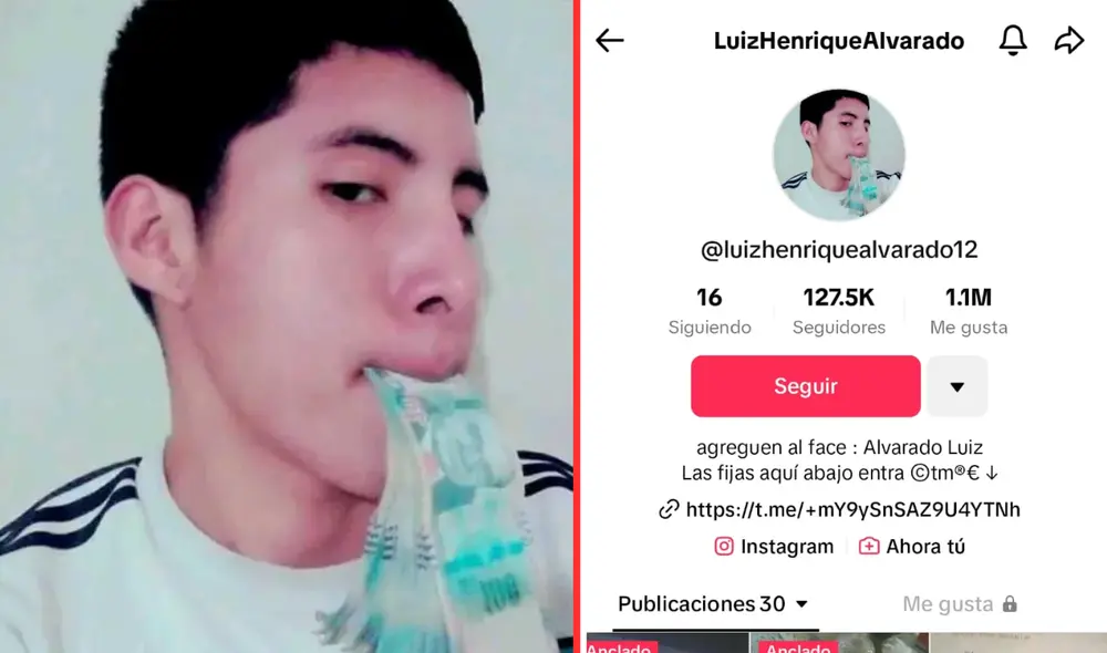 Es denunciado por hostigamiento sexual y apología al delito de grave perturbación de la tranquilidad pública. Foto: composición LR/Luis Enrique/TikTok Es denunciado por hostigamiento sexual y apología al delito de grave perturbación de la tranquilidad pública. Foto: composición LR/Luis Enrique/TikTok