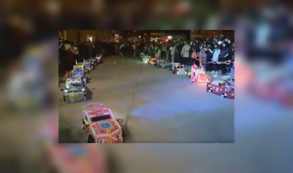 Los niños fueron la tracción de desfile. Foto: Facebook Mache