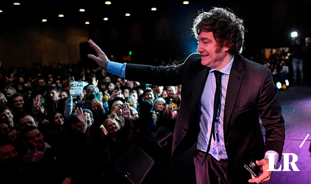 Javier Milei se presentará este 7 de agosto en el Movistar Arena del barrio porteño de Villa Crespo. Foto: AFP Javier Milei se presentará este 7 de agosto en el Movistar Arena del barrio porteño de Villa Crespo. Foto: AFP