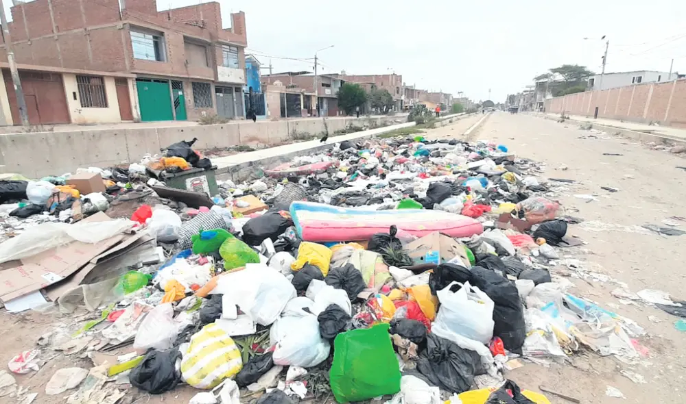 Abandono. Toda la avenida Pedro Cieza es un botadero. Foto: Carlos Vásquez / La República