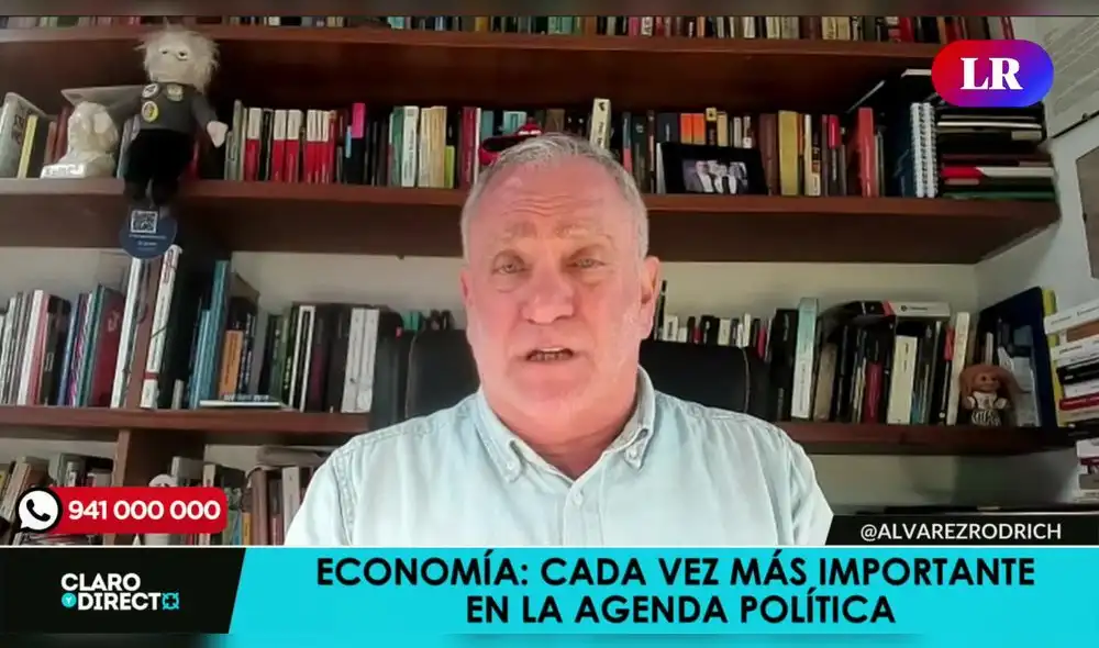 Augusto Álvarez Rodrich en 'Claro y directo', este 8 de agosto. Foto: captura LR+