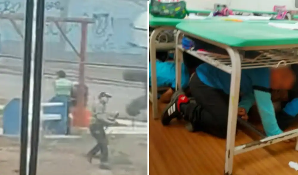 El sonido de los disparos alertó a los vecinos. Foto: composición LR/captura Latina