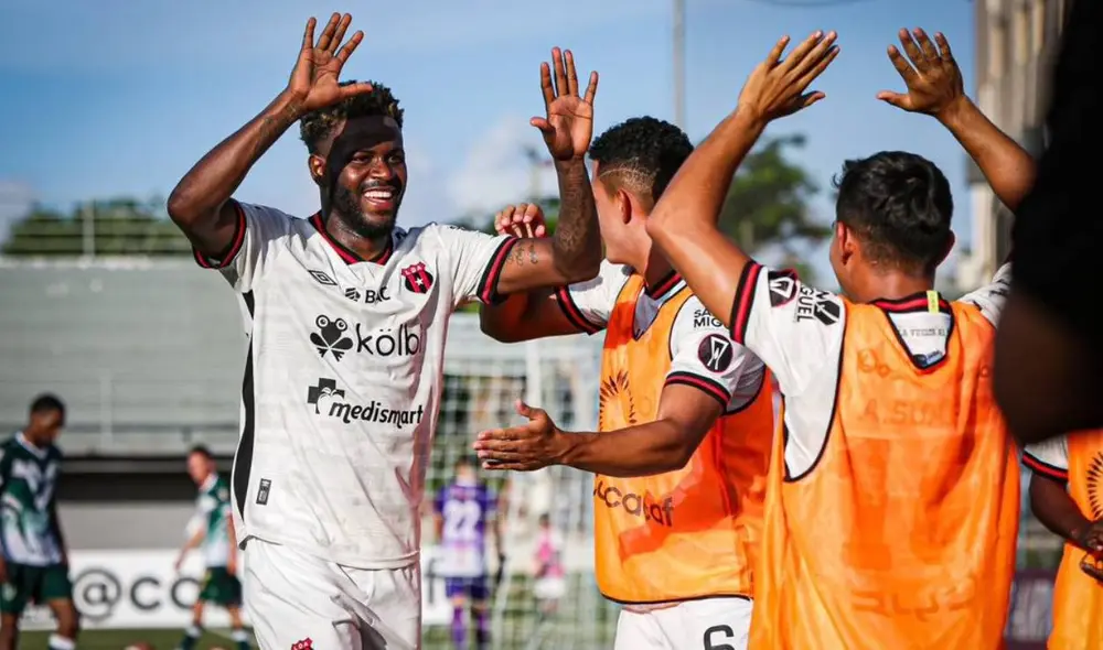 Alajuelense se convierte en líder del grupo D de la Concacaf Champions 2023. Foto: Twitter Alajuelense. Alajuelense se convierte en líder del grupo D de la Concacaf Champions 2023. Foto: Twitter Alajuelense.