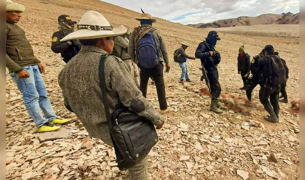Caza furtiva. Policía está en la búsqueda de los cazadores. Foto: La República Caza furtiva. Policía está en la búsqueda de los cazadores. Foto: La República