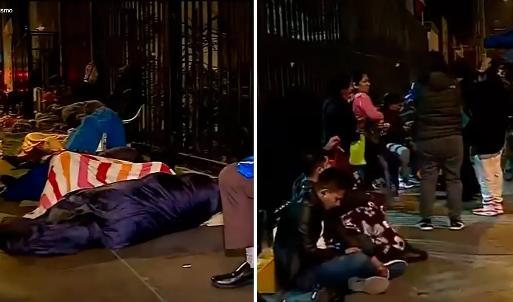 Ciudadanos piden intervención de las autoridades para ser atendidos. Foto: composición La República/capturas Latina - Video: Latina