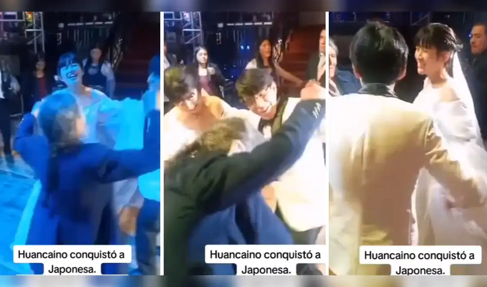 La pareja acaparó muchas miradas en la fiesta de su boda. Foto: composición LR/ TikTok/@mirthacdld La pareja acaparó muchas miradas en la fiesta de su boda. Foto: composición LR/ TikTok/@mirthacdld