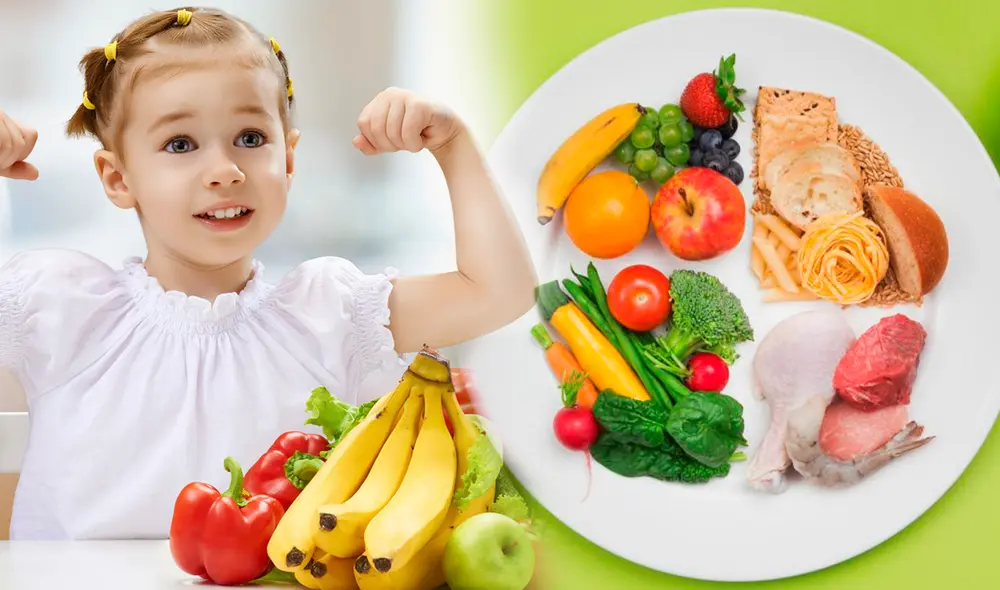 El plato para comer saludable para niños, según Harvard, debería contener los alimentos a continuación. Foto: composición/La Vanguardia