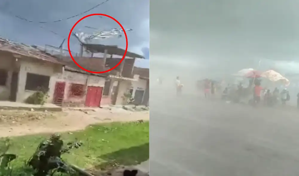 Los ciudadanos informaron que a este tipo de precipitaciones los conocen como los 'Vientos de Santa Rosa'. Foto: captura de video/Danny Díaz Noticias/Facebook/RPP - Video: Danny Díaz Noticias/RPP Los ciudadanos informaron que a este tipo de precipitaciones los conocen como los 'Vientos de Santa Rosa'. Foto: captura de video/Danny Díaz Noticias/Facebook/RPP - Video: Danny Díaz Noticias/RPP