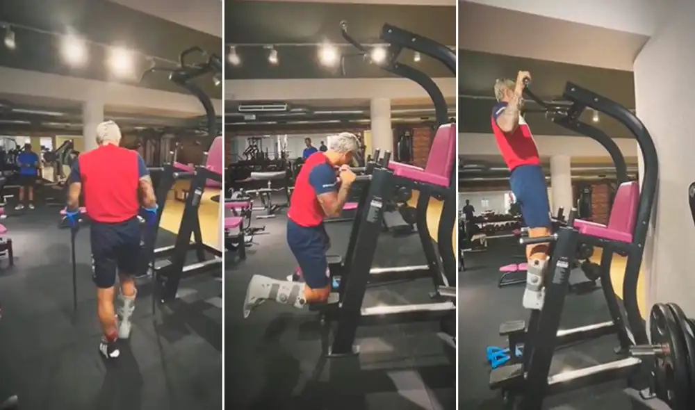 La recuperación de Gianluca Lapadula se estima en alrededor de tres meses. Foto: captura de Instagram/Gianluca Lapadula | Video: Instagram